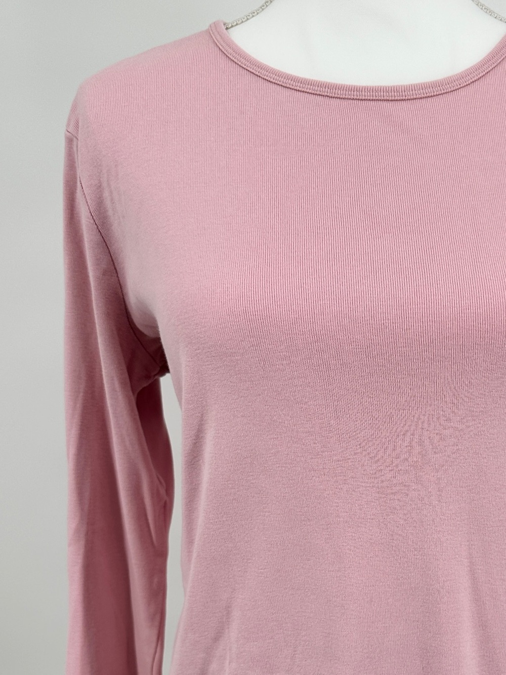 Lauren Ralph Lauren Soft Pink Long Sleeve Crewneck Top